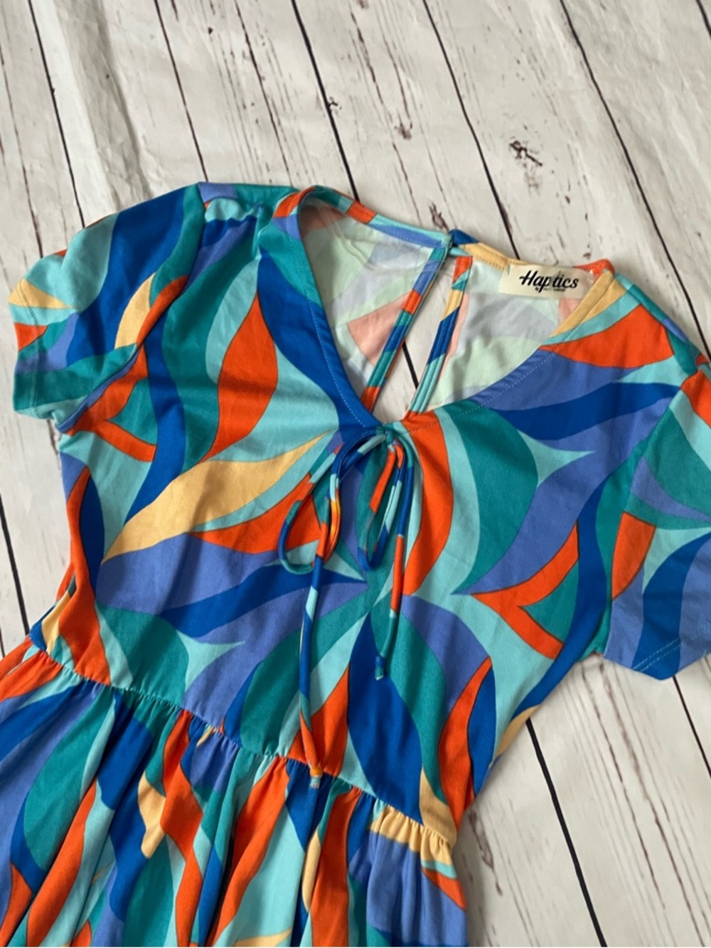 Haptics geometric colorful romper - Picture 4 of 6